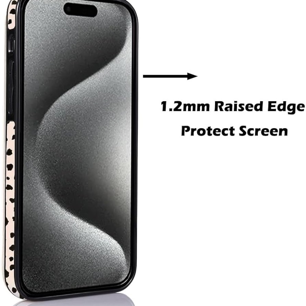 🆕 Almond Latte Leopard Print Wallet Phone Case IPhone 15Pro Max 6.7 - Picture 7 of 15